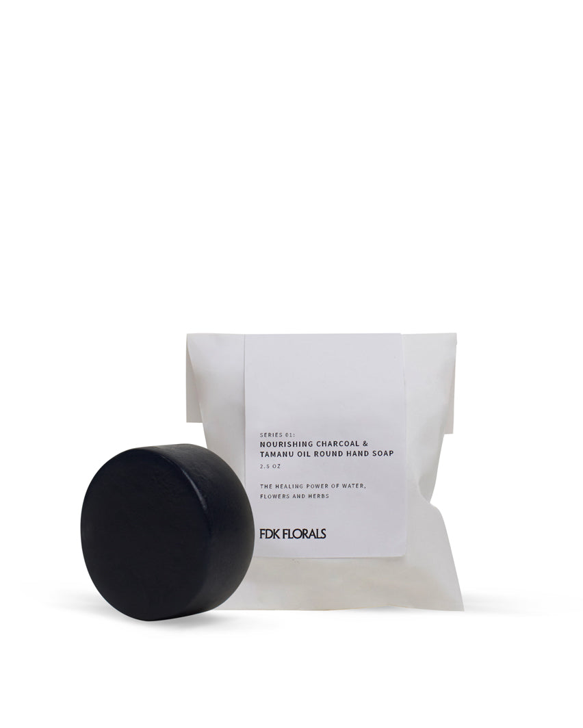 NOURISHING CHARCOAL & TAMANU ROUND HAND SOAP