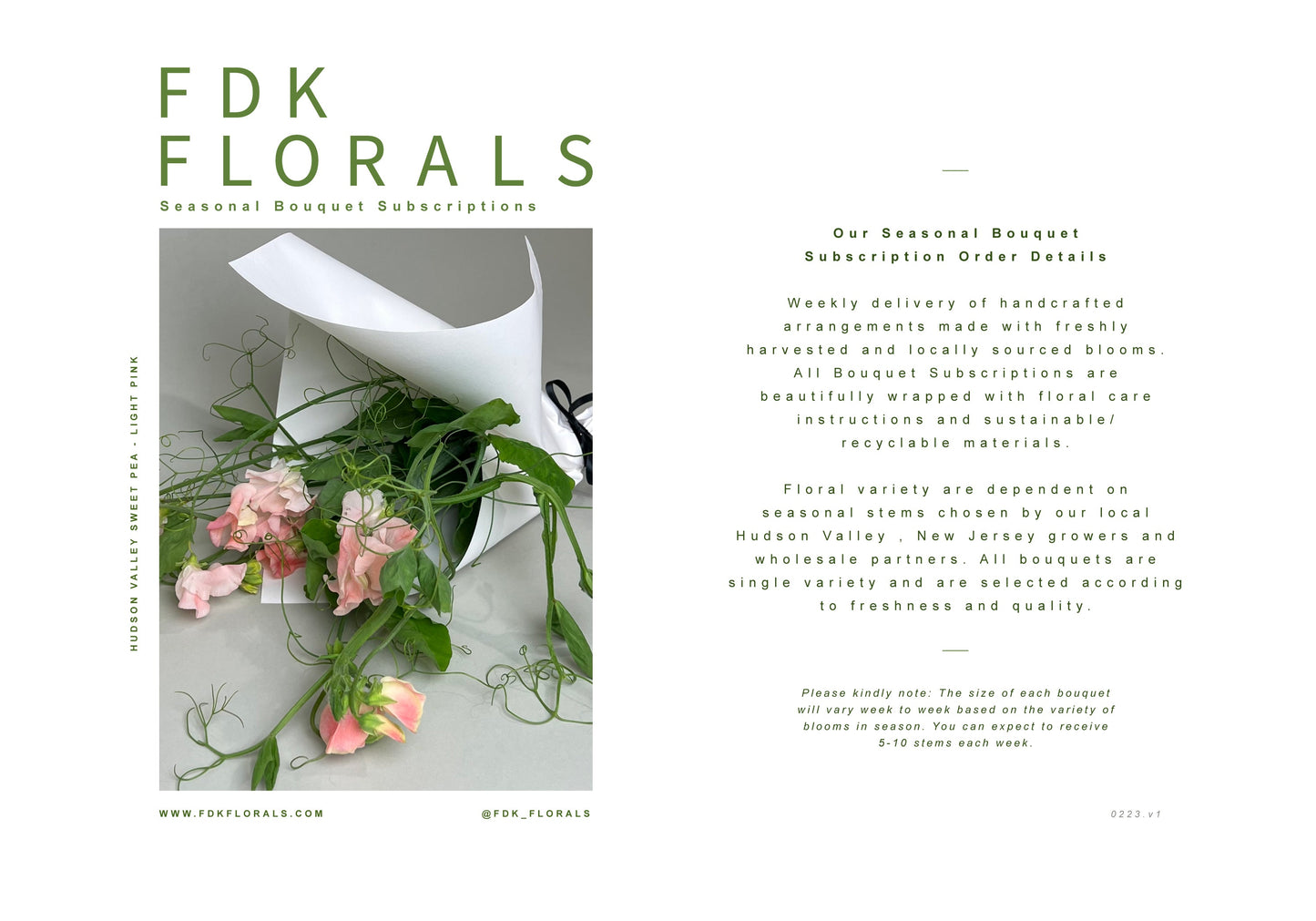6x MONTHS BOUQUET SUBSCRIPTION PROGRAM